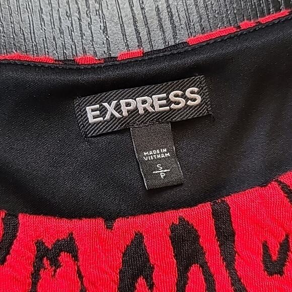 Express leopard print whimsygoth crop top - Picture 3 of 6